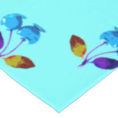 Nappe Cerises bleues vives (Angle)