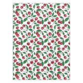 Nappe Cerises rouges sur blanc (Devant)