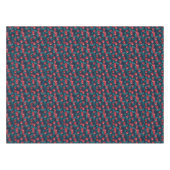 Nappe Cerises rouges sur bleu foncé (Devant (Horizontal))