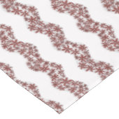 Nappe Chaîne de marguerite Fleur laide rayures rouge (Angle)