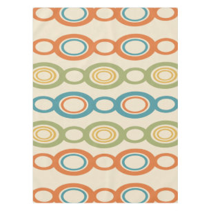 Nappe Chaîne moderne du milieu du siècle Liens colorés