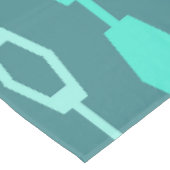 Nappe Chaînes modernes du milieu du siècle Turquoise (Angle)