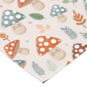Nappe Champignon, Feuillage d'automne, Motif de la natur (Angle)