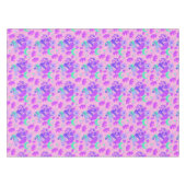 Nappe Champignons et fleurs - lavande rose & violet (Devant (Horizontal))