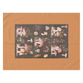 Nappe Champignons et fleurs sauvages (Devant (Horizontal))