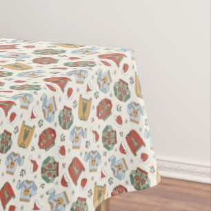 Nappe Chandails de Noël et Motif Casquette