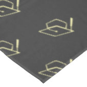 Nappe Charbon Moderne Diplôme Photo Chapeau Patron (Angle)