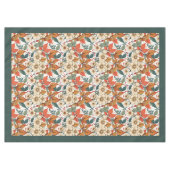 Nappe Charmant automne en terre cuite fleurs blanches ve (Devant (Horizontal))