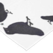 Nappe Charmantes corbeaux avec cadeaux (Angle)
