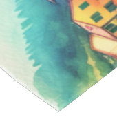 Nappe Charme côtier Italie Cinque Terre Aquarelle | (Angle)