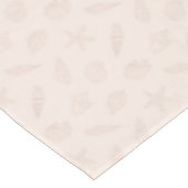 Nappe Charme côtier rose coquillage (Angle)