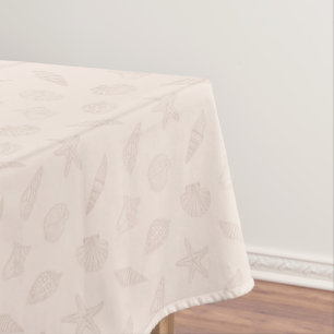 Nappe Charme côtier rose coquillage