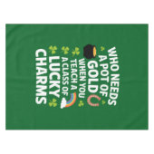 Nappe Charme de professeur de la Saint-Patrick Trèfle Ir (Devant (Horizontal))