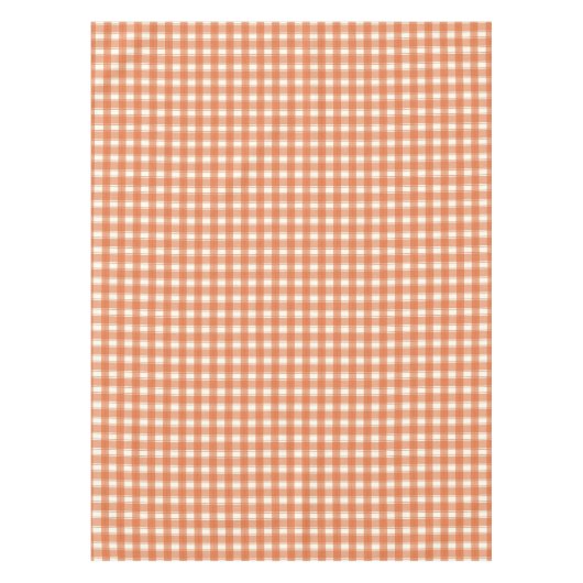 Nappe Charme Gingham Orange (Devant)