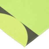 Nappe Chartreuse géométrique moderne du milieu du siècle (Angle)