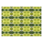 Nappe Chartreuse Vert Abstrait Hydrangea Blooms Motif (Devant (Horizontal))