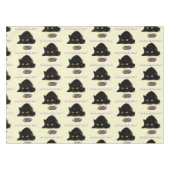 Nappe Chasse aux œufs de Pâques de chat noir Vacances Ja (Devant (Horizontal))