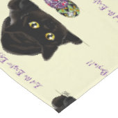Nappe Chasse aux œufs de Pâques de chat noir Vacances Ja (Angle)