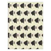 Nappe Chasse aux œufs de Pâques de chat noir Vacances Ja (Devant)
