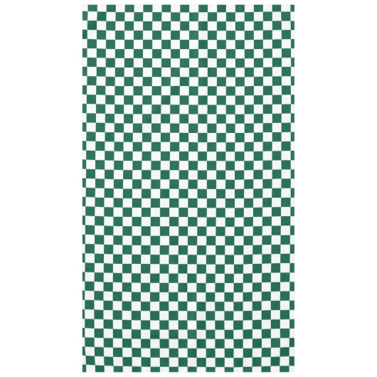Nappe Chasseur À damiers vert et blanc (Devant)