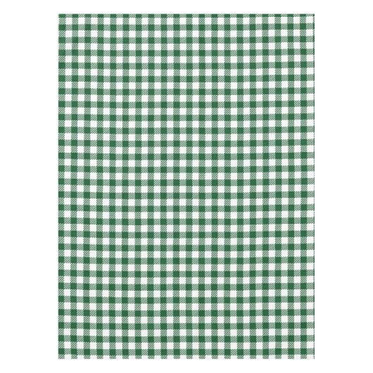 Nappe Chasseur rustique Green En vichy Buffalo Plaid (Devant)