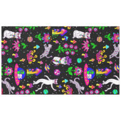Nappe chat alien disco espace extra-atmosphérique léopar (Devant (Horizontal))