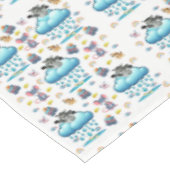 Nappe Chat Chien Souris Arc-en-ciel Fromage  (Angle)