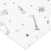 Nappe Chat de Halloween heureux & citrouille (Angle)