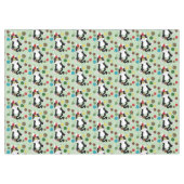 Nappe Chat de Noël noir blanc Tuxedo (Devant (Horizontal))