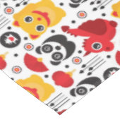 Nappe Chat, dragon, et panda chanceux de la Chine (Angle)