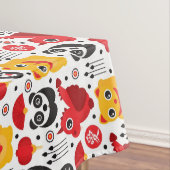Nappe Chat, dragon, et panda chanceux de la Chine (In Situ)