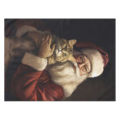 Nappe Chat du Bengale avec Noël du Père Noël (Devant (Horizontal))