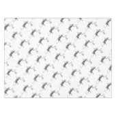 Nappe Chat Jouant Au Tennis (Devant (Horizontal))