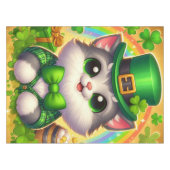 Nappe Chat mignon/chaton Saint Patrick's Day (Devant (Horizontal))