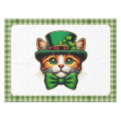 Nappe Chat mignon/chaton Saint Patrick's Day (Devant (Horizontal))
