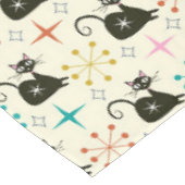 Nappe Chat noir atomique du milieu du siècle avec explos (Angle)