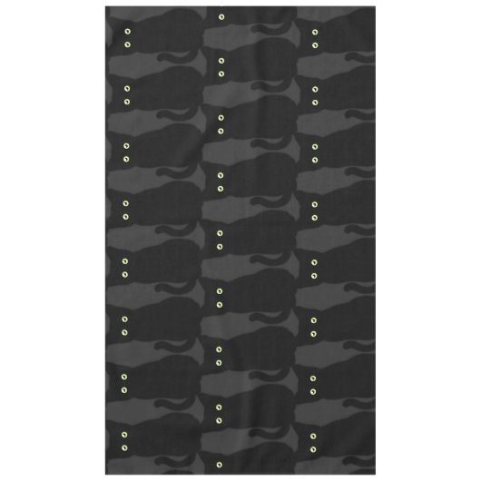 Nappe Chat noir, chaton mignon, plaisir spottaculaire (Devant)