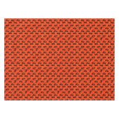 Nappe Chat noir éffrayant Halloween Bats orange (Devant (Horizontal))