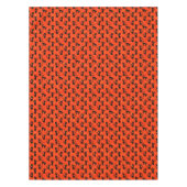 Nappe Chat noir éffrayant Halloween Bats orange (Devant)