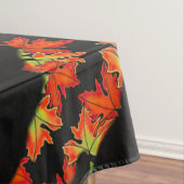 Nappe Chat noir, Feuilles d'automne motif, Halloween amu (In Situ)