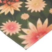 Nappe Chat vintage Dans L'Aquarelle Du Jardin Fleurissan (Angle)