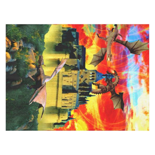 Nappe Château de dragon (Devant (Horizontal))
