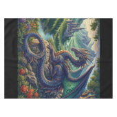 Nappe Château de dragon médiéval coloré (Devant (Horizontal))