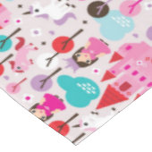 Nappe château et licorne de princesse d'enfants (Angle)