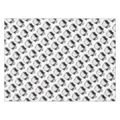 Nappe Chaton noir avec nez rouge caché dans une tasse (Devant (Horizontal))