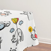 Nappe Chats amusants, lait et magie. (In Situ)