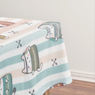 Nappe Chats Boho Motif Tribal