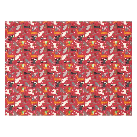 Nappe Chats de Noël (Devant (Horizontal))