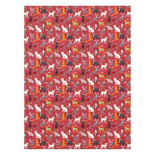 Nappe Chats de Noël (Devant)