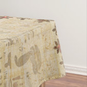 Nappe Chats égyptiens et croix de cheville (In Situ)